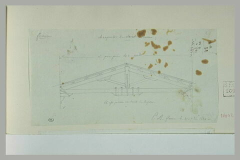 Florence : charpente de Saint Etienne, image 1/1