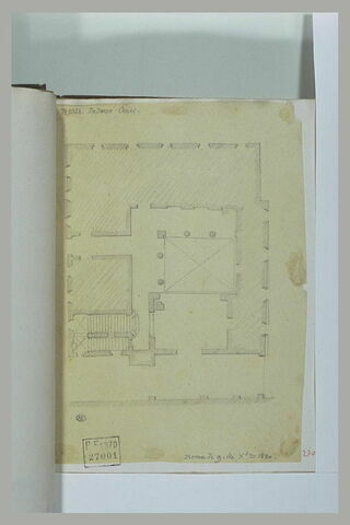 Plan du palazzo Cenci, image 1/1