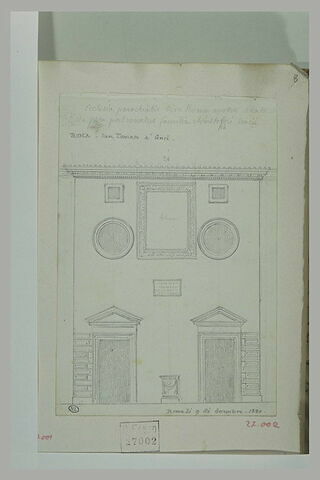 Façade de San Tomaso a' Cenci