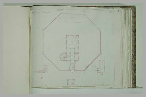 Plans de la Tour de la Forteresse à Civita Castellana, image 2/2