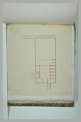 Pompei : plan d'un édifice