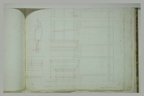 Rome : détails d'architecture du palais dell'Aquila, image 2/2