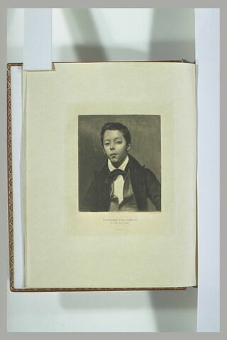 Photogravure représentant T. Chassériau à l'âge de douze ans, image 1/1