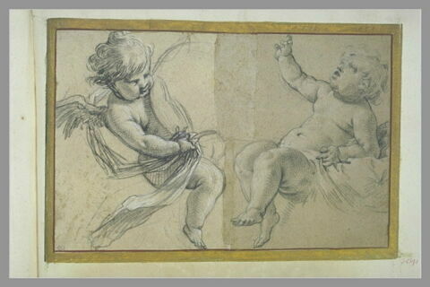 Putto, et enfant nu, image 3/3