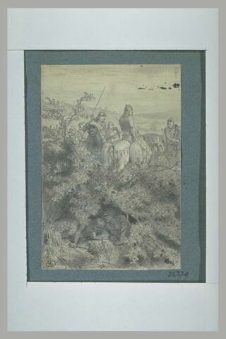 Deux guerriers cachés dans des broussailles, image 1/1