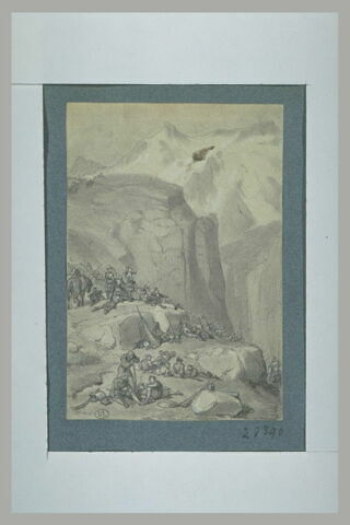 Armée dans un défilé de montagne, image 1/1