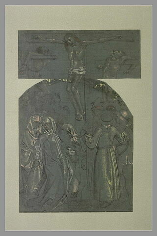 Vierge soutenue par une sainte femme et saint Jean au pied de la croix, image 4/4