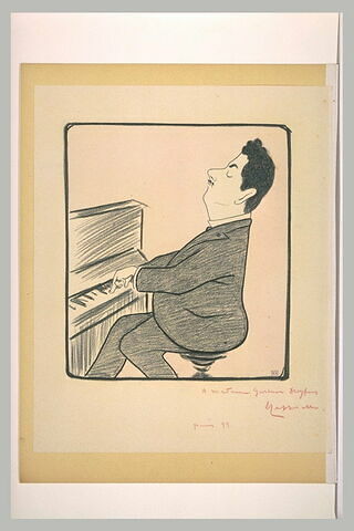 Giacomo Puccini, au piano