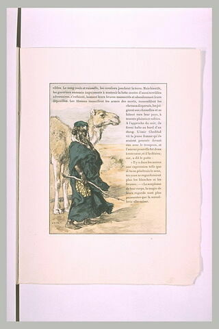 Tête et avant-corps d'un chameau et une esclave, image 2/2