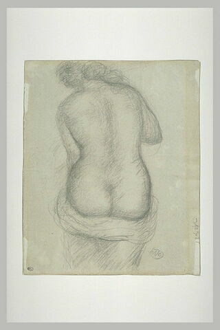 Femme nue, vue de dos