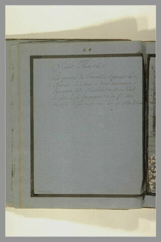 Annotation manuscrite : 'saint Thimotée (sic)...', image 2/2