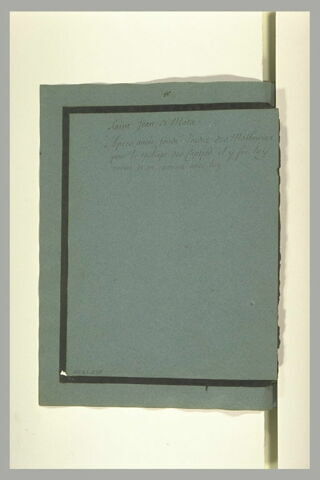 Annotation manuscrite : 'saint Jean de Matha...', image 2/2