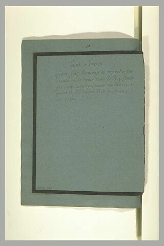 Annotation manuscrite : 'saint Séverin...', image 2/2