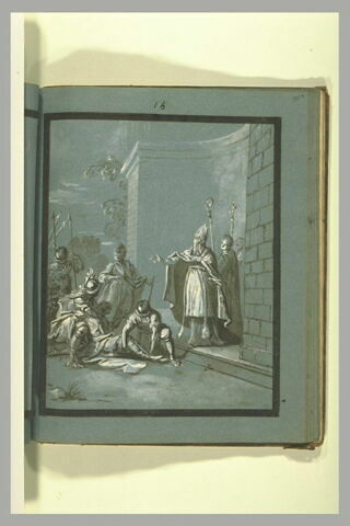 Saint Quiniz guérissant Mommol, image 2/2