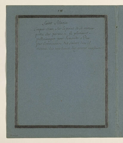 Annotation manuscrite : 'saint Silvain...', image 1/2