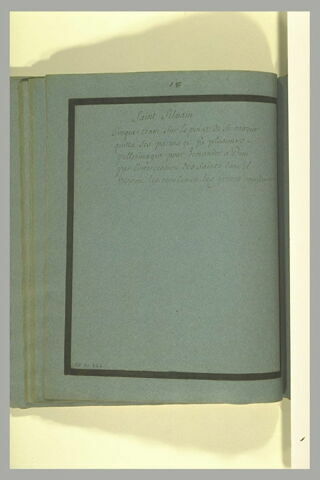 Annotation manuscrite : 'saint Silvain...', image 2/2