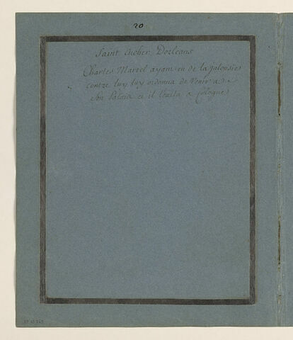 Annotation manuscrite : 'saint Eucher...'