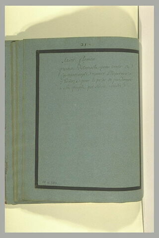 Annotation manuscrite : 'saint Flavien...', image 2/2