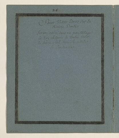 Annotation manuscrite : 'Saint Victor'