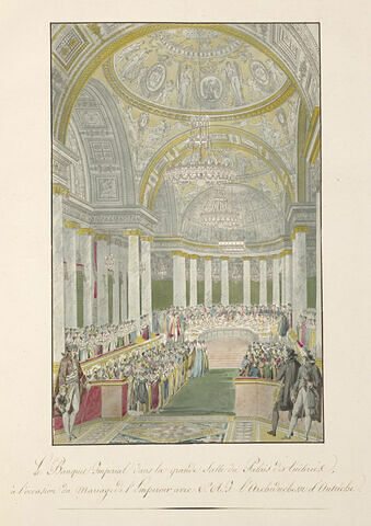 Banquet Impérial dans la grande salle du Palais des Tuileries