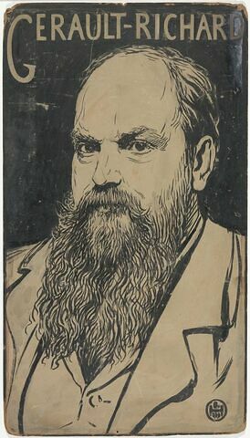 Portrait de Gérault-Richard, en buste