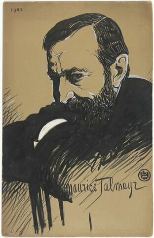 Portrait de Maurice Talmeyr, en buste