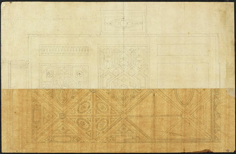 Projet du plafond et du tapis de la maison du Pardo, image 1/1