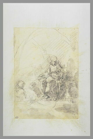 Saint François d'Assise dans le désert, image 1/1