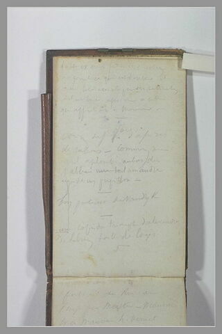 Notes manuscrites