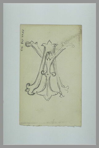 Monogramme aux lettres 'A' et 'Y' entrelacées, image 1/1