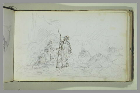 Soldats sur un champ de bataille, image 1/1
