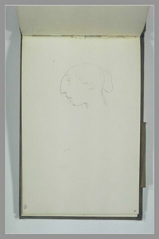 Caricature d'une tête de femme, image 1/1