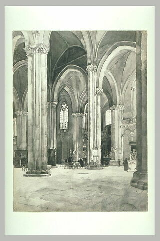 La nef de la cathédrale de Poitiers