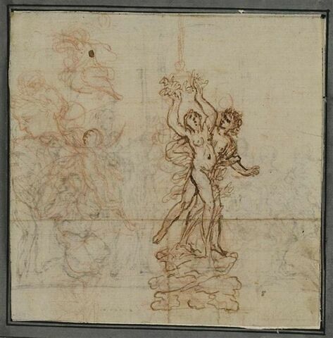 Apollon et Daphné et diverses figures