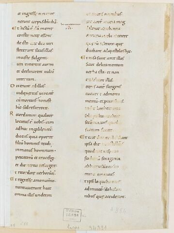 Fragment de l'Évangile selon saint Luc, image 1/2