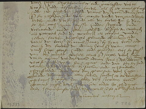 Texte manuscrit, image 1/1