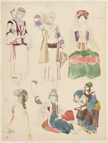 Femmes grecques en costumes traditionnels