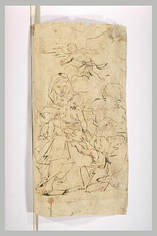 Vierge à l'Enfant avec Joseph et deux anges