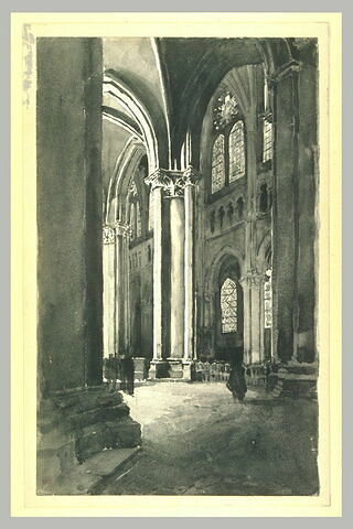 La nef de la cathédrale de Chartres