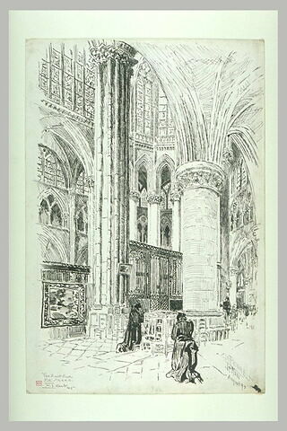 La cathédrale du Mans : l'abside