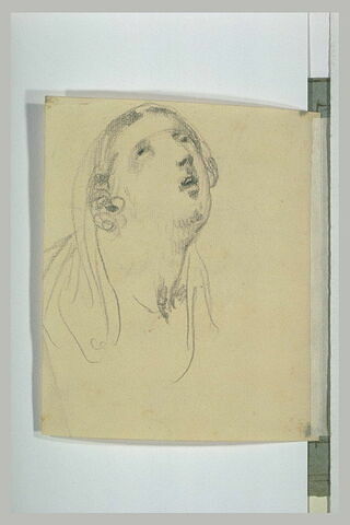 Tête de femme aux yeux levés, image 1/1