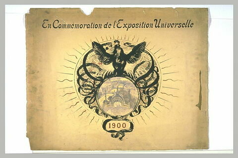 Composition décorative en commémoration de l'Exposition Universelle de 1900