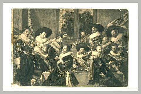 Banquet des officiers du corps des archers de Saint-Adrien de Haarlem, image 1/1