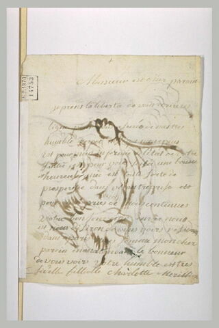 Lettre manuscrite, image 1/1