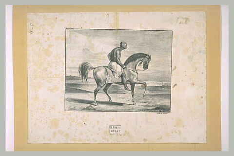 Homme noir à cheval, image 1/1