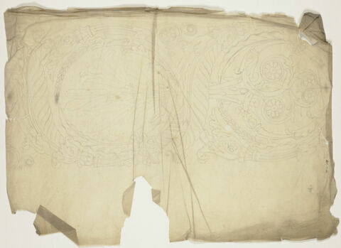 Poncif : motif de décoration pour la salle du trône de Louis XVIII, image 1/1