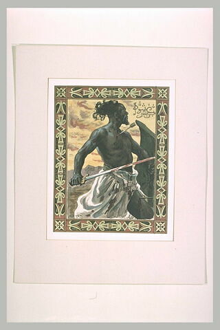 Antar Ben Cheddad marchant vers la droite, image 1/1