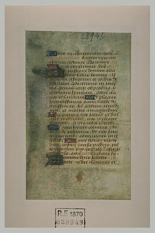 Texte manuscrit, image 2/2