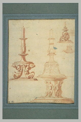 Décoration d'entablement (?) ; annotations manuscrites, image 1/1