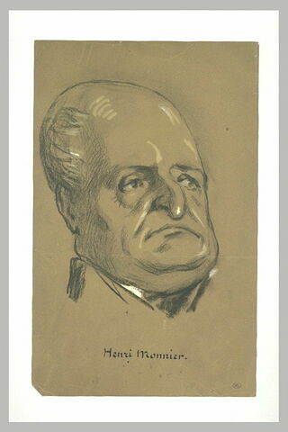 Portrait charge d'Henri Monnier